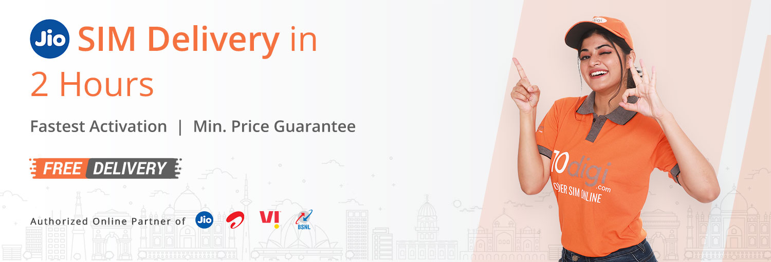 Buy Jio SIM Card Online Free Jio SIM Home Delivery in 2 Hrs.